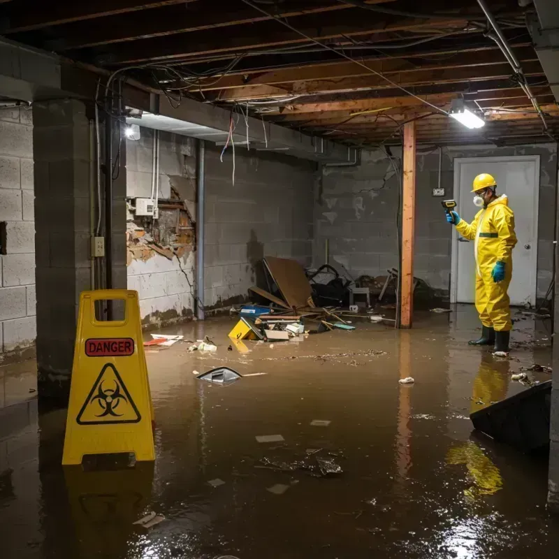 Flooded Basement Electrical Hazard in Niwot, CO Property