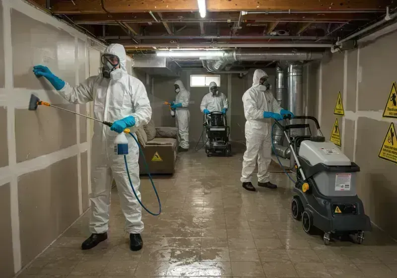 Basement Moisture Removal and Structural Drying process in Niwot, CO